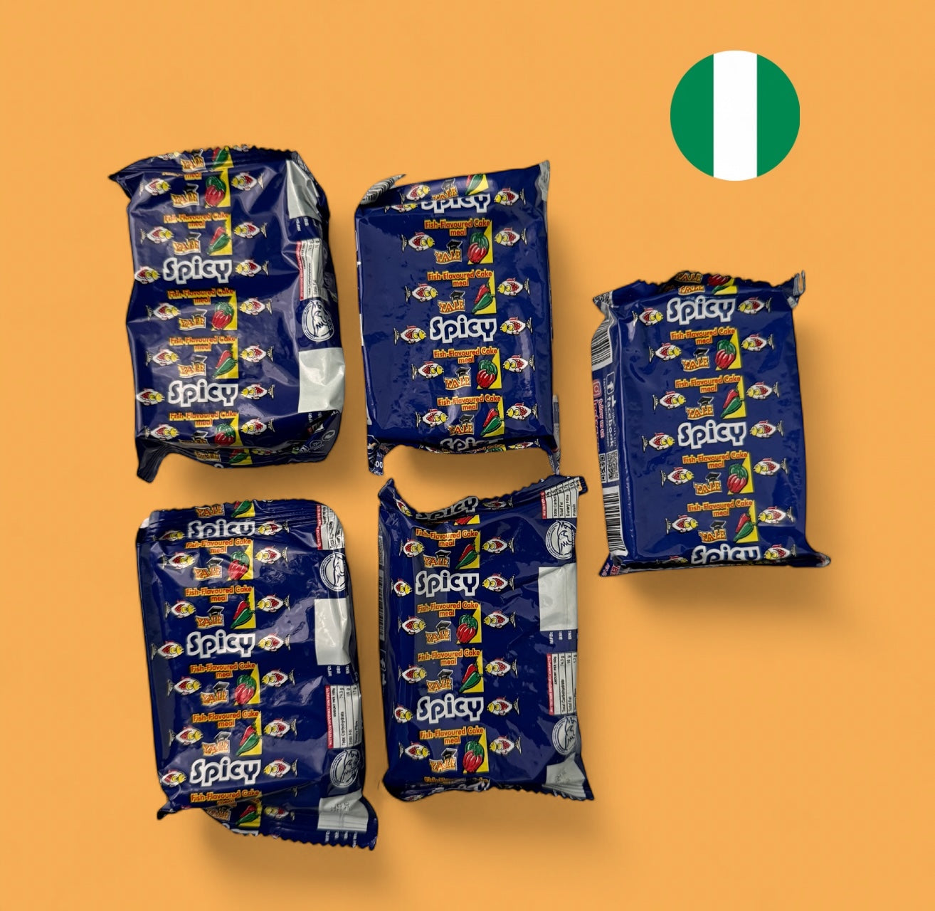 5x Spicy Fish Biscuits 28g - Nigerian Biscuits
